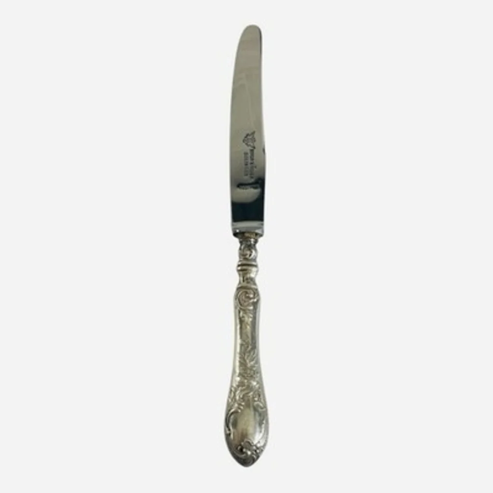 Set of 6 Vintage Hugo Köller Solingen Rostfrei Silverplate Fruit Knives Germany